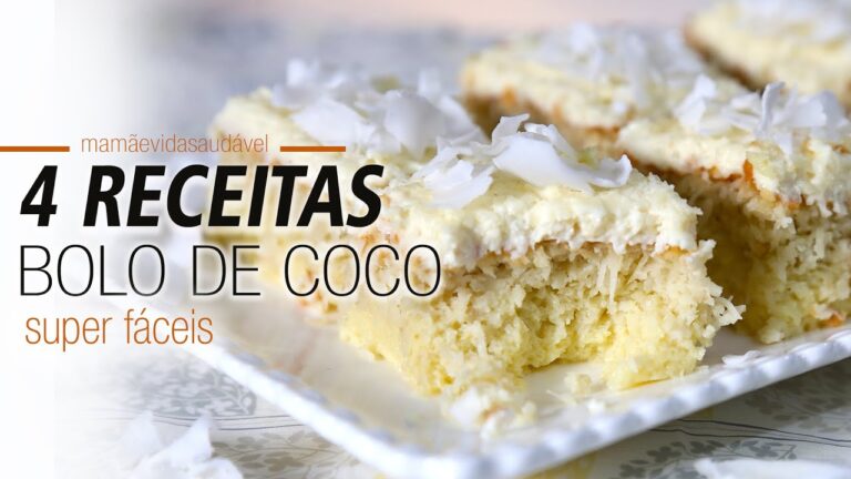 Receita de Bolo de Coco Saud&aacute;vel