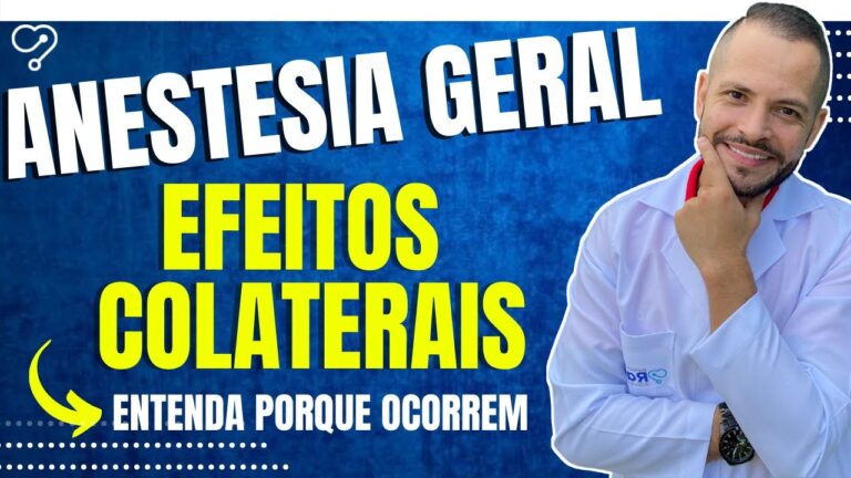 Riscos e Efeitos Secund&aacute;rios da Anestesia Geral