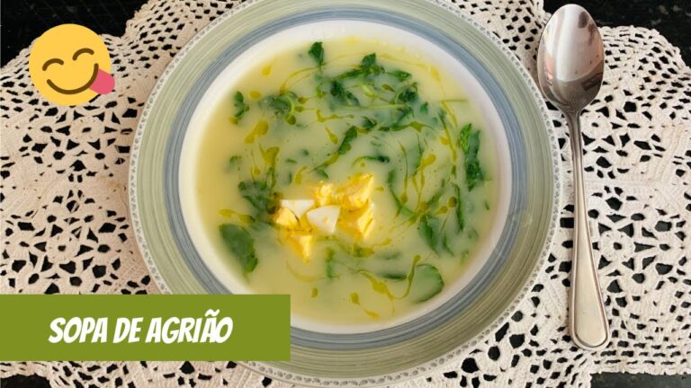 Sopa de Agrião: Receita Tradicional Portuguesa