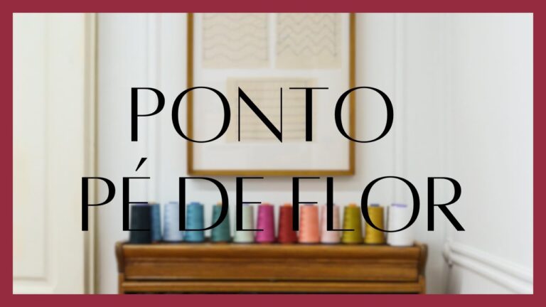 Ponto P&eacute; de Flor: Passo a Passo Simplificado