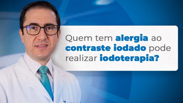 Tratamento eficaz para alergia ao iodo