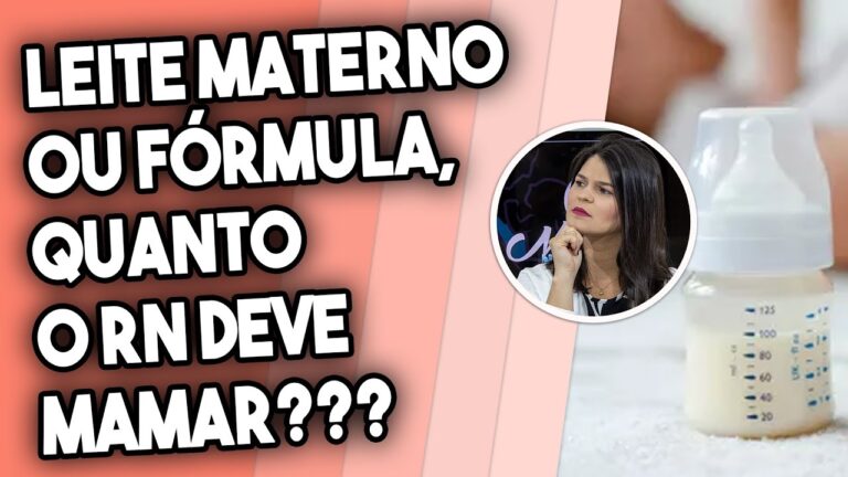 Quantidade ideal de leite para rec&eacute;m-nascido