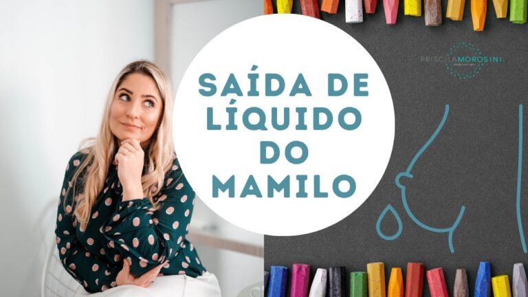 Como lidar com liquido saindo da mama