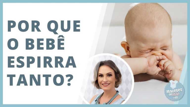 Por que meu rec&eacute;m-nascido espirra?