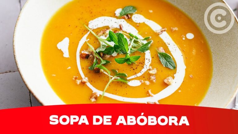 Deliciosa receita de sopa de ab&oacute;bora &agrave; moda portuguesa