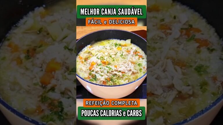 Receita de Canja de Galinha com Massa: Baixa em Calorias