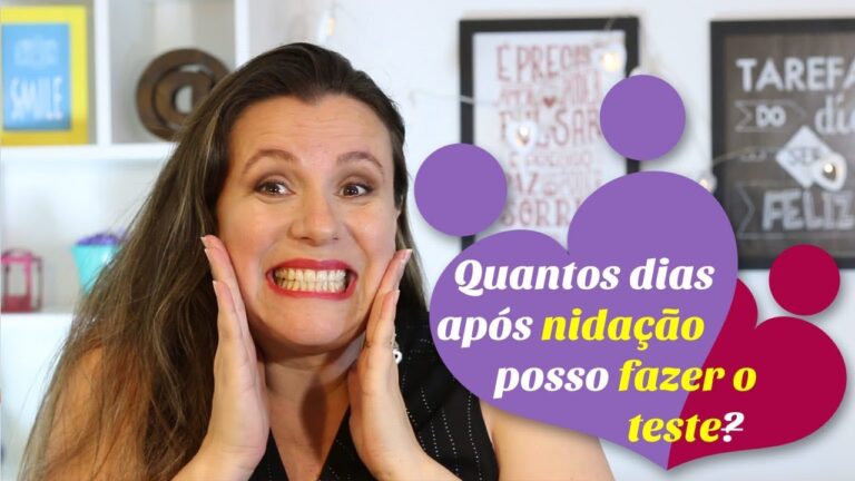 Quando o teste de gravidez d&aacute; positivo ap&oacute;s a nida&ccedil;&atilde;o?