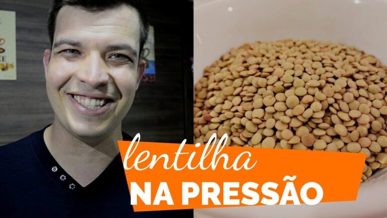 Como cozinhar lentilhas na panela de press&atilde;o