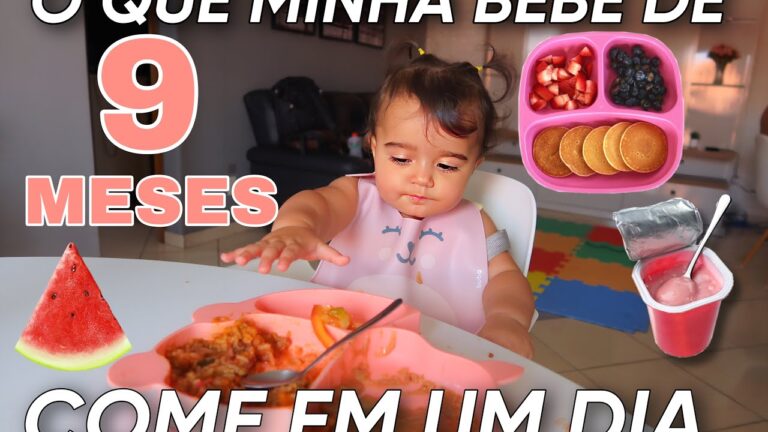 Alimenta&ccedil;&atilde;o do beb&ecirc; de 9 meses: guia completo