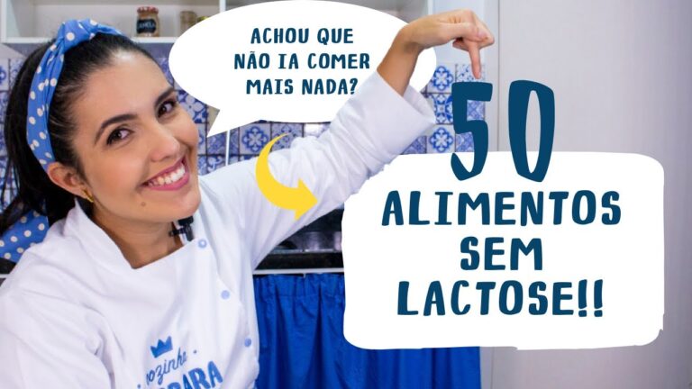 Lista de alimentos sem lactose: guia completo