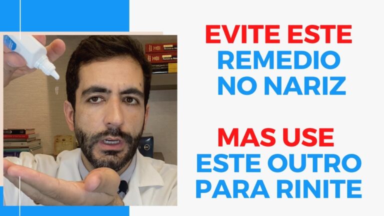 Medicamento eficaz para o pingo do nariz