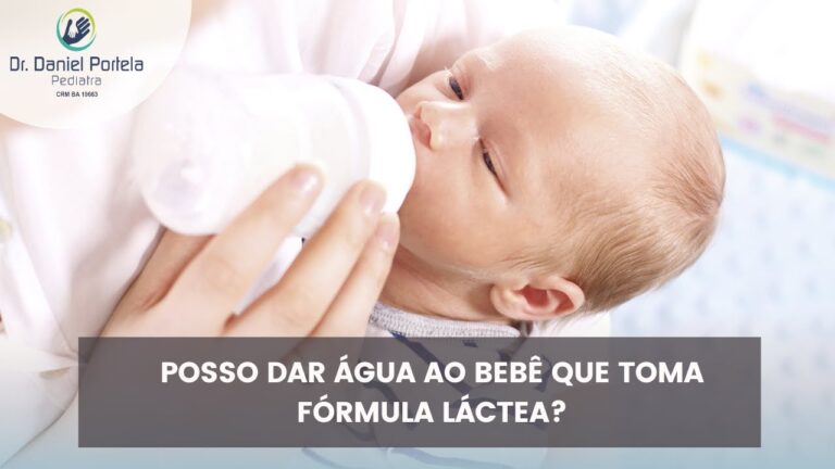 A import&acirc;ncia da &aacute;gua para o beb&ecirc; que consome leite artificial
