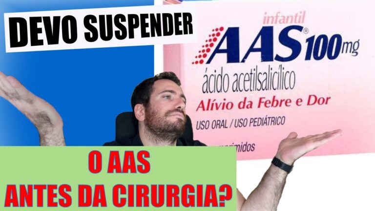 A Import&acirc;ncia de Suspender a Aspirina Antes da Cirurgia