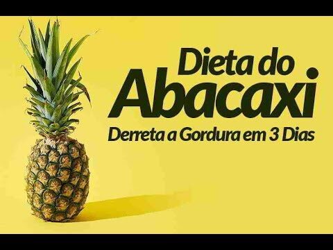 Cardápio Eficiente da Dieta do Abacaxi