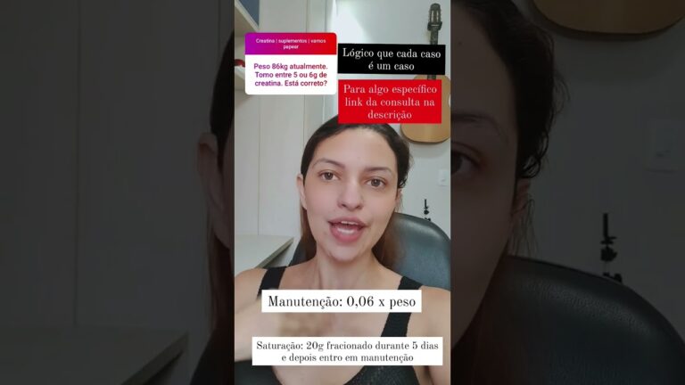 A Dose Di&aacute;ria Ideal de Creatina para M&aacute;ximo Desempenho